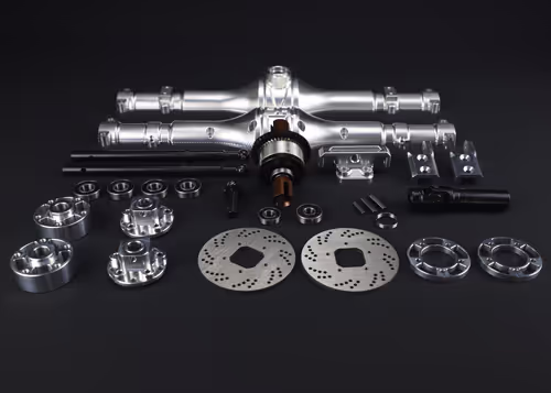 Large Scale RC FID Voltz Metallic Rear Solid Axle
