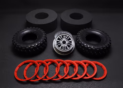 Anti-Explosion 5th Scale RC Car Belted Tire by FID Racing