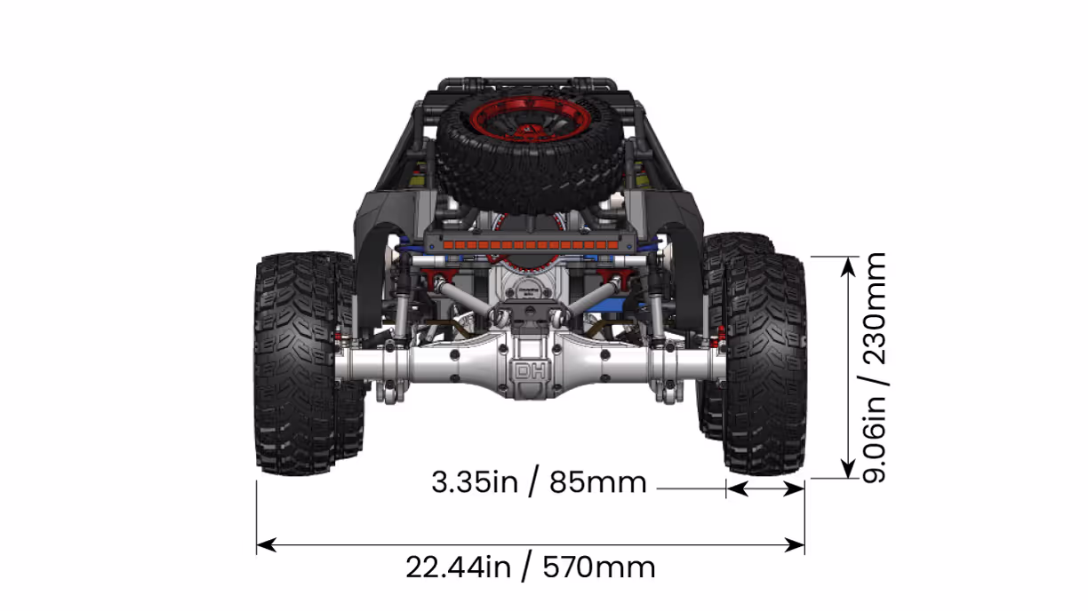 1/5 scale rc car voltz 2022, all wheel drive solid rear axle