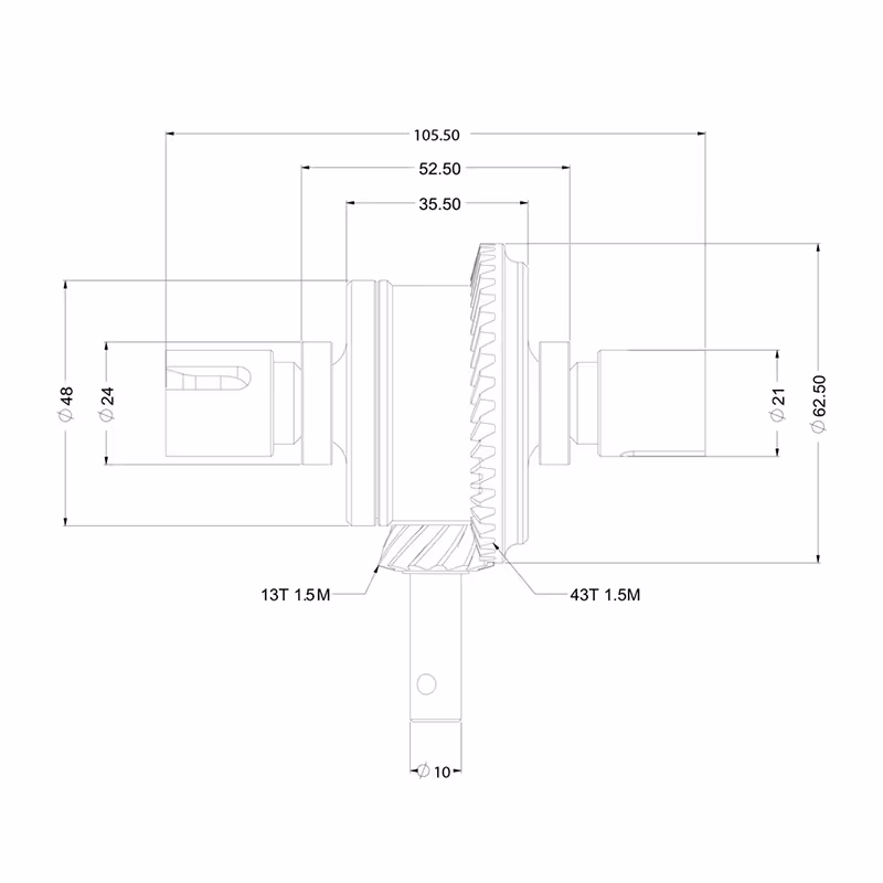 FID Voltz Front Differential DHE012A
