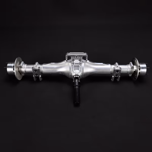 5th Scale RC Car Voltz Solid Rear Axle Setup with hydraulic brake