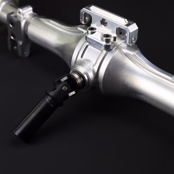 5th Scale RC Car Voltz Solid Rear Axle Setup with hydraulic brake