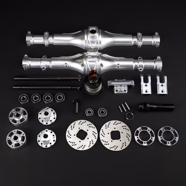 5th Scale RC Car Voltz Solid Rear Axle Setup, SKU DHE021A by FID Racing