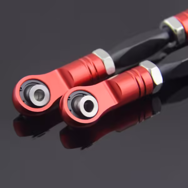 losi dbxl steering turnbuckle, front & rear upper arm (3)