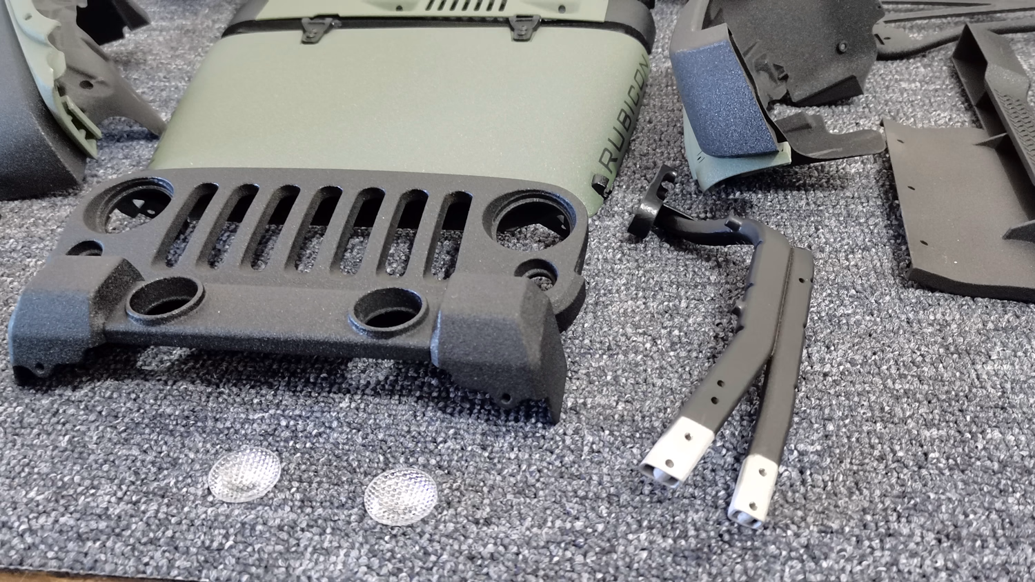 1/6 jeep rubicon hybrid car